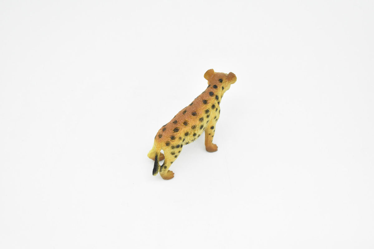 Hyena, Spotted hyena, Laughing, Very Nice Plastic Design, African Animal Figure, Educational, Figure, Lifelike, Diorama Model, Figurine, Replica, Toy, Kids, Gift,    3 Inches.     CWG185 BB44