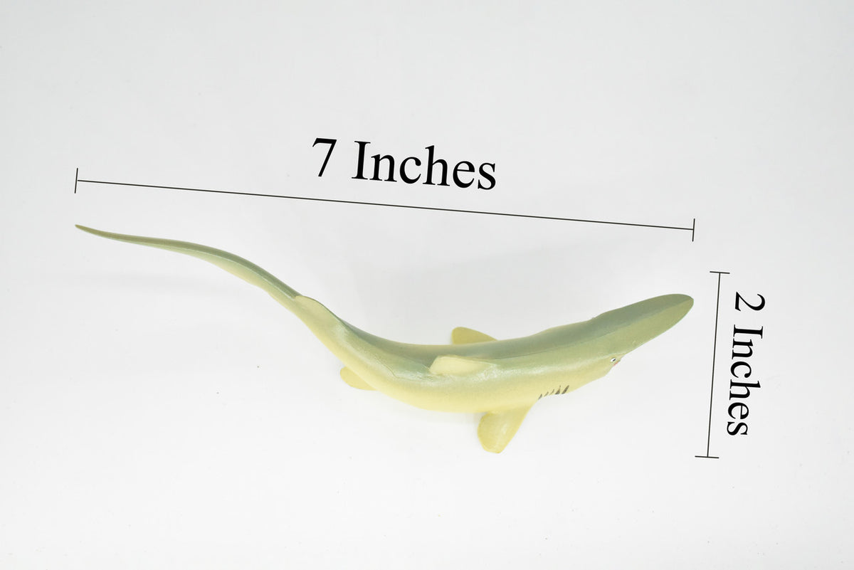 Goblin Shark, Elfin shark, Museum Quality, Educational, Rubber Fish, Hand Painted, Realistic Toy Figure, Diorama Model, Kids, Educational,  7 Inches. 