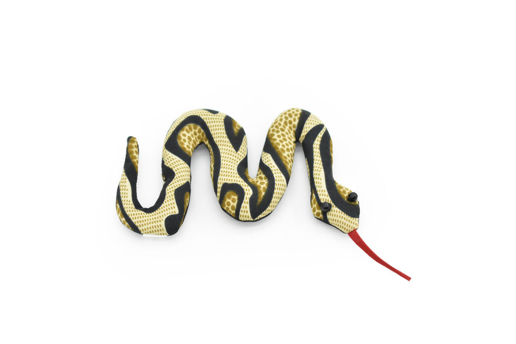 Snake, Reptiles, Brown, HandMade In Thailand, Sand Creatures, Paper Weight, Bean Bag, Cornhole, Game, Toy, Kids, Educational,  4 Inches.