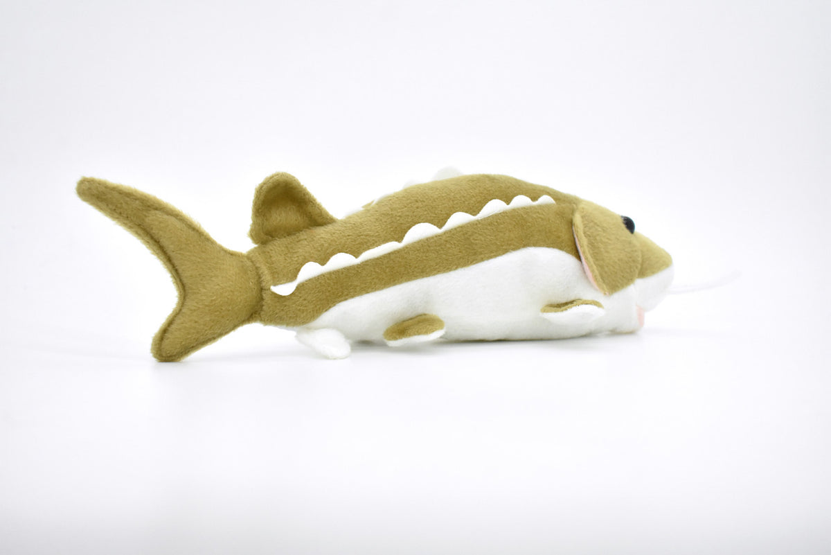 Sturgeon Plush Toy, Realistic Stuffed Animal, Soft Plush Fish, Stuffed Fish, Educational, Toy, Kids, Fishing Gift,     10"   F2002 BB53