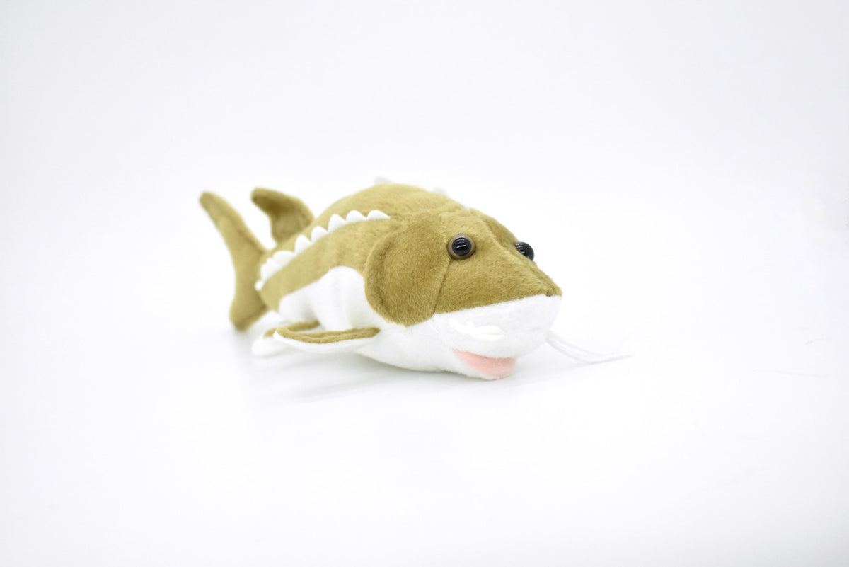 Sturgeon Plush Toy, Realistic Stuffed Animal, Soft Plush Fish, Stuffed Fish, Educational, Toy, Kids, Fishing Gift,     10"   F2002 BB53