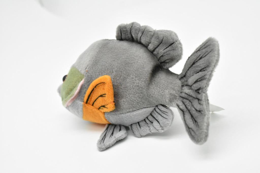 Bluegill Plush Toy, Realistic Stuffed Animal, Sunfish, Bream, Soft Plush Fish, Stuffed Fish, Educational, Toy, Kids, Fishing Gift,    7 1/2"    F4304 BB60