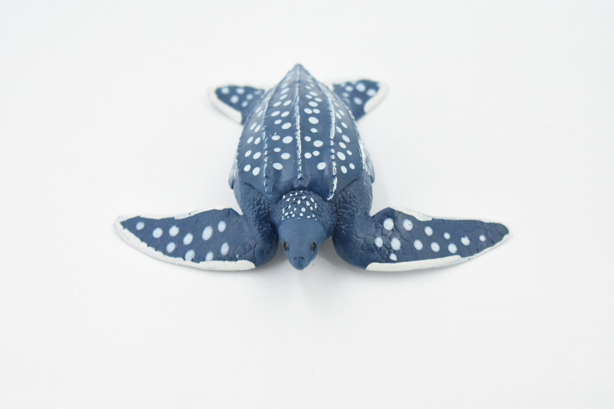 Turtle, Leatherback Sea Turtle, Museum Quality, Hand Painted, Rubber Animal, Realistic Toy Figure, Model, Replica, Kids, Educational, Gift,      4 "      CH360 BB137