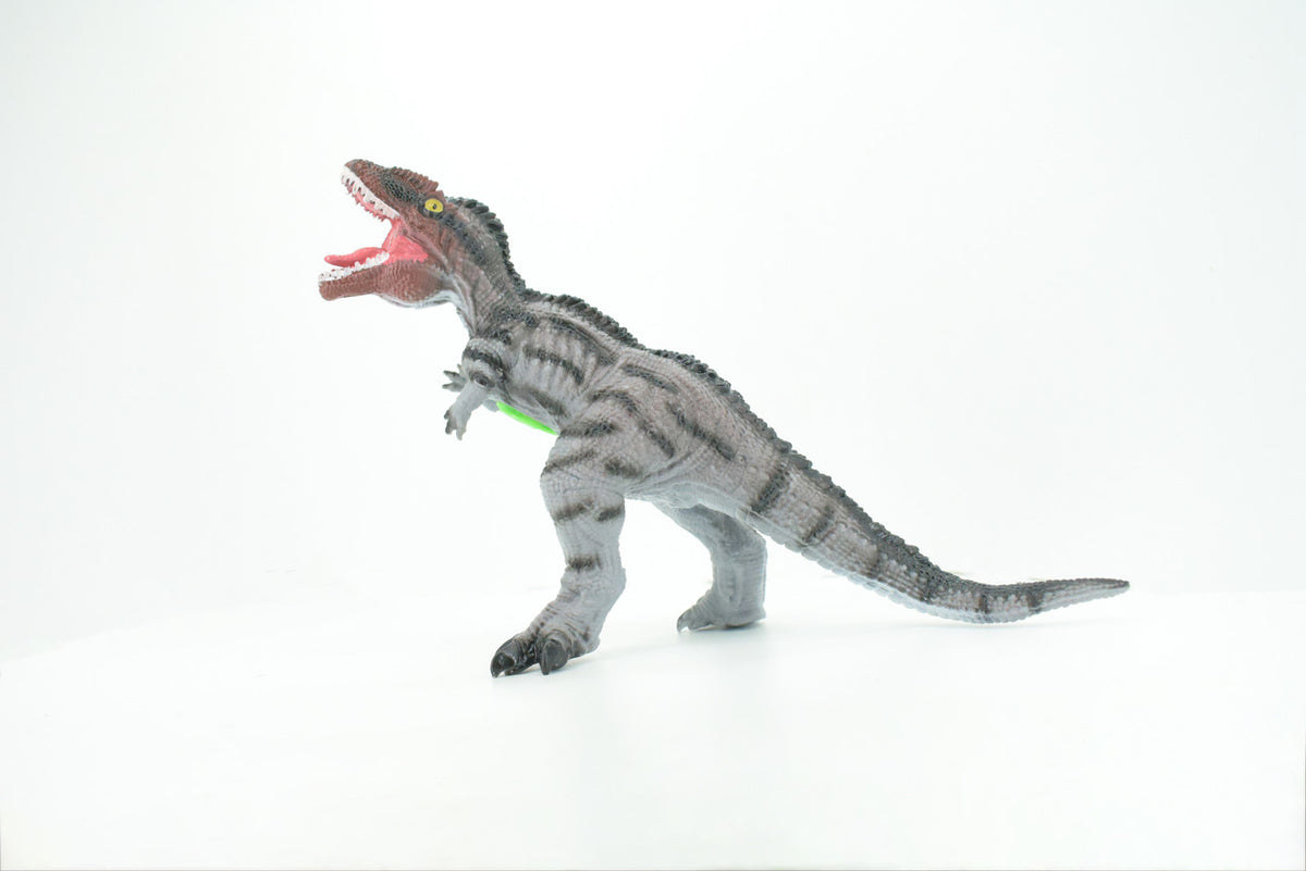 Tyrannosaurus Rex, T Rex, Cretaceous Dinosaur, Hand Painted, Educational, Soft Rubber, Lifelike Model, Figurine, Replica, Gift,    13"   AR07 B304
