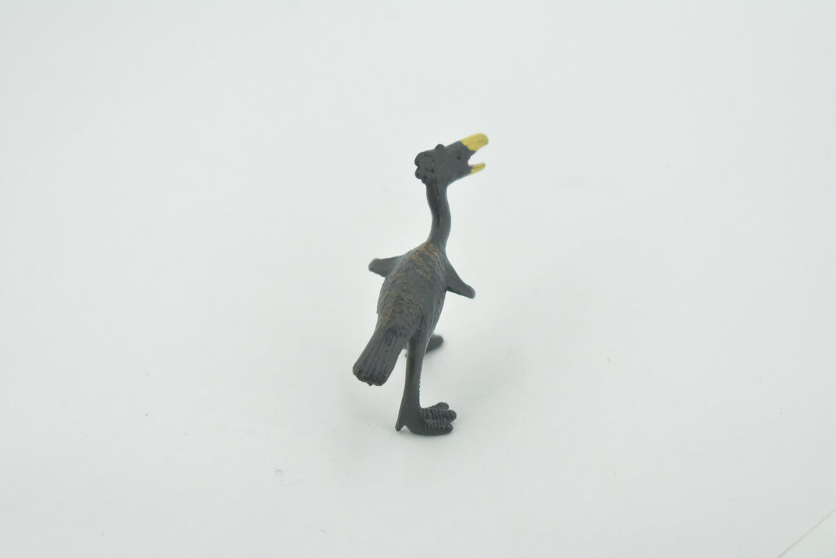 Dinornithidae, Extinct bird, Greater Moa, Prehistoric, High Quality, Hand Painted, Rubber, Realistic, Figure, Model, Toy, Kids, Educational, Gift,     2"      CH660 BB169