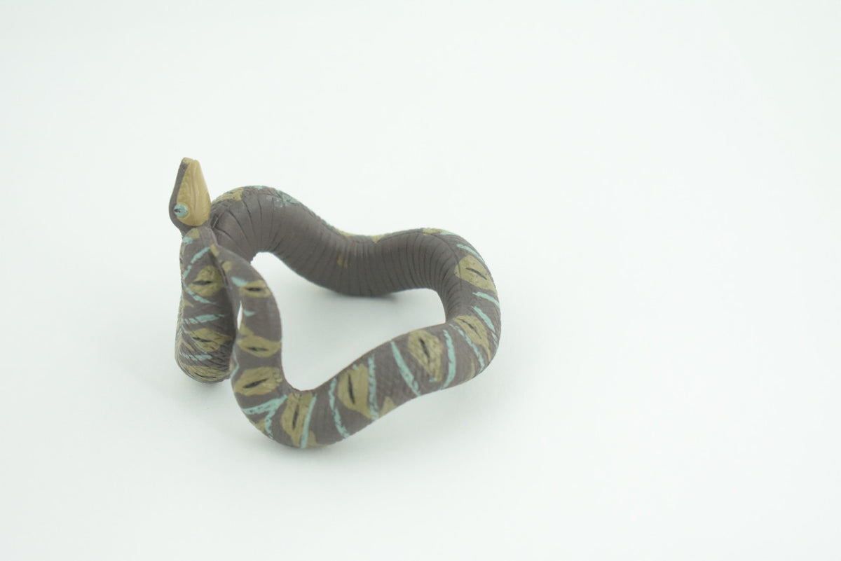 Python Snake Bracelet, Snake Wrist Band, Plastic Reptile, Educational, Realistic, Beautiful Design, Figure, Lifelike, Replica, Gift,     3"   RI69 B663