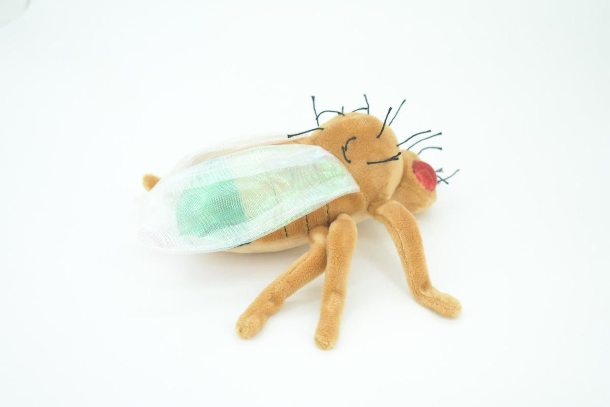 Fruit Fly, Drosophila melanogaster, Plush Insect Design, Educational, Figure, Replica, Gift,     6"   F4307 B323