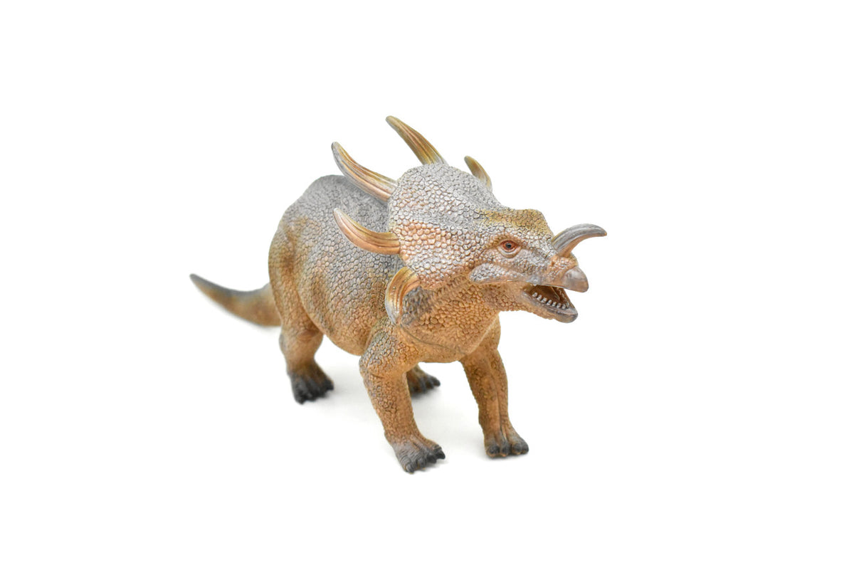 Styracosaurus, Dinosaur, Late Cretaceous period, Museum Quality, Realistic, Educational, Hand Painted, Lifelike Design, Diorama Model, Replica, Toy, Gift      12 Inches        CWG155 BB31