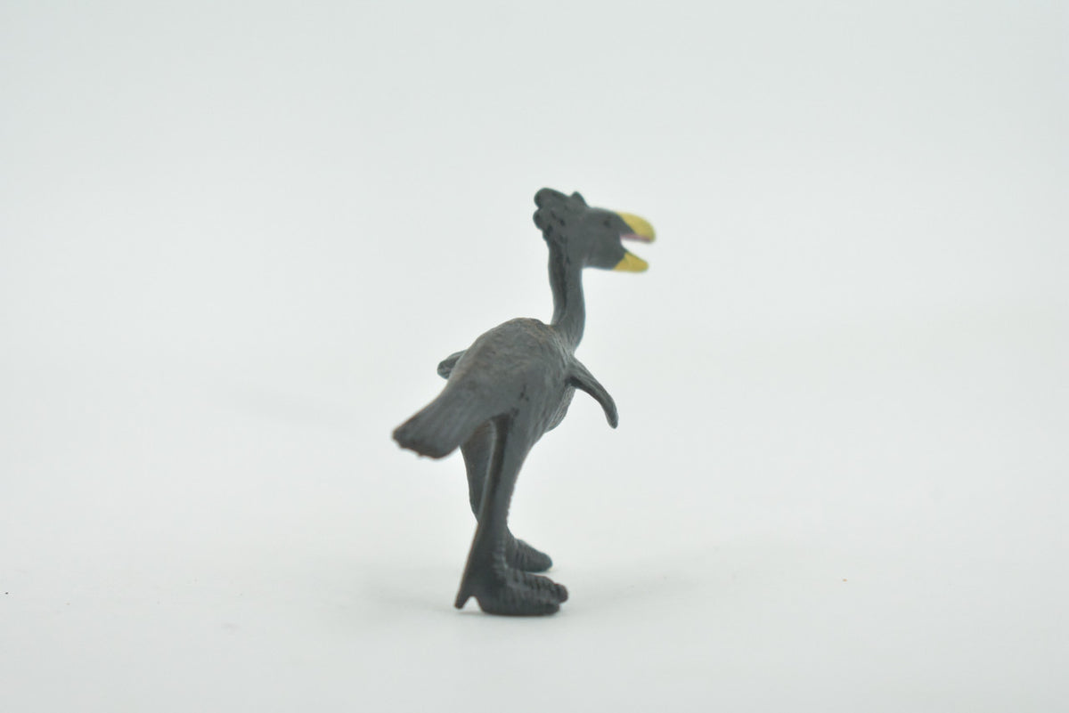 Dinornithidae, Extinct bird, Greater Moa, Prehistoric, High Quality, Hand Painted, Rubber, Realistic, Figure, Model, Toy, Kids, Educational, Gift,     2"      CH660 BB169