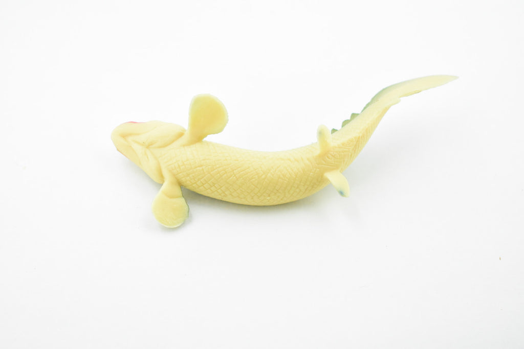 Polypterus, Nile Bichirs, Ropefish, Museum Quality, Rubber Fish, Hand Painted, Realistic Toy Figure, Diorama Model, Kids, Educational,  4 1/2 Inches. 