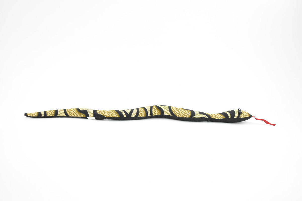 Snake, Reptiles, Brown, Hand Made In Thailand, Sand Creatures, Paper Weight, Bean Bag, Cornhole, Game, Toy, Kids, Educational, Gift,   12 Inches Long.   TH19 BB68