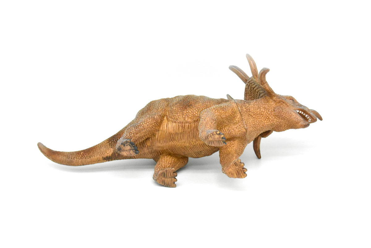 Styracosaurus, Dinosaur, Late Cretaceous period, Museum Quality, Realistic, Educational, Hand Painted, Lifelike Design, Diorama Model, Replica, Toy, Gift      12 Inches        CWG155 BB31