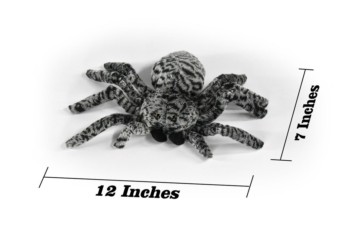 Tarantula Spider, Very Nice Plush Spider, Stuffed Insect, Educational, Realistic Figure, Lifelike Model, Replica, Gift,         12"   