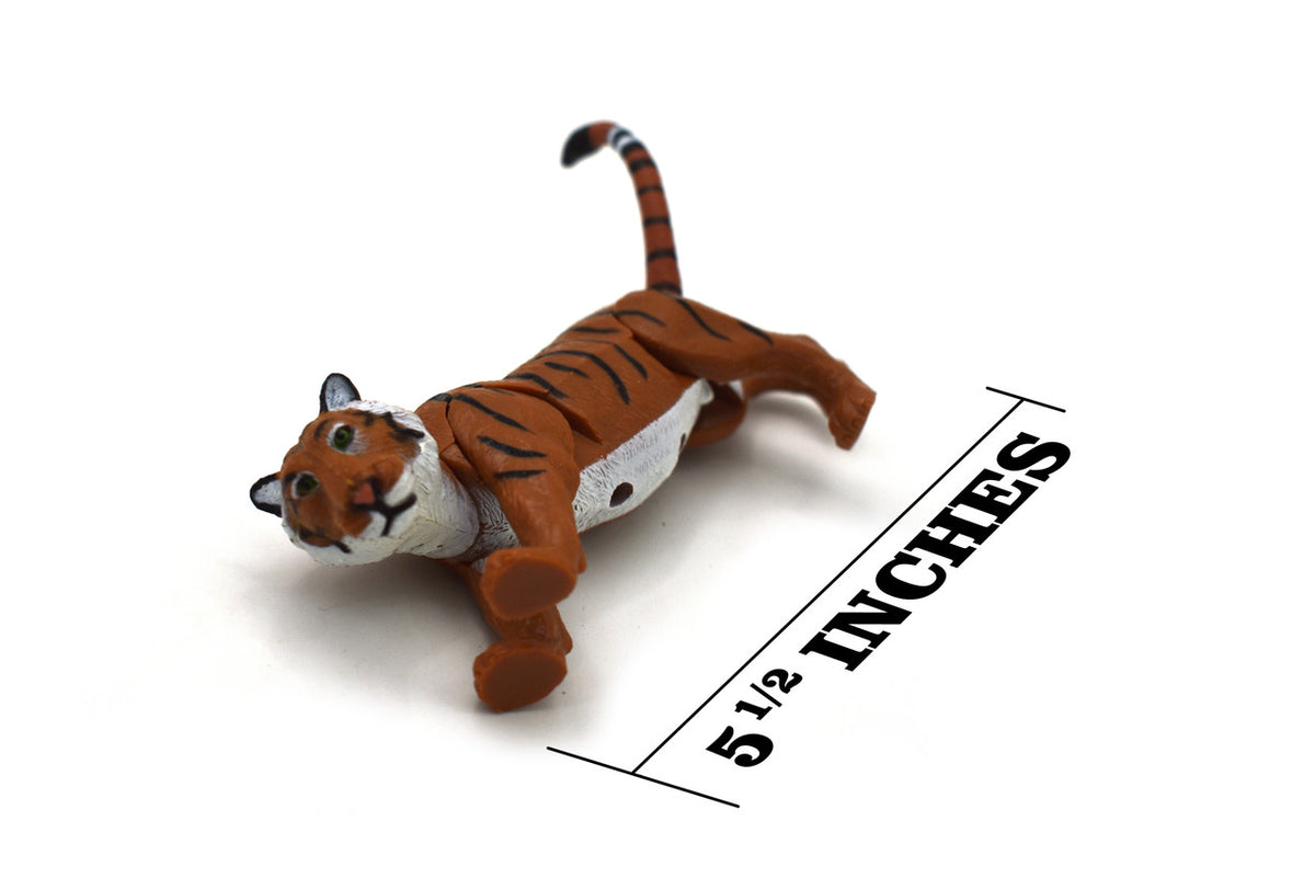 Tiger Realistic Toy Model Plastic Replica Animal, Kids Educational Gift    5.5"  F051B126