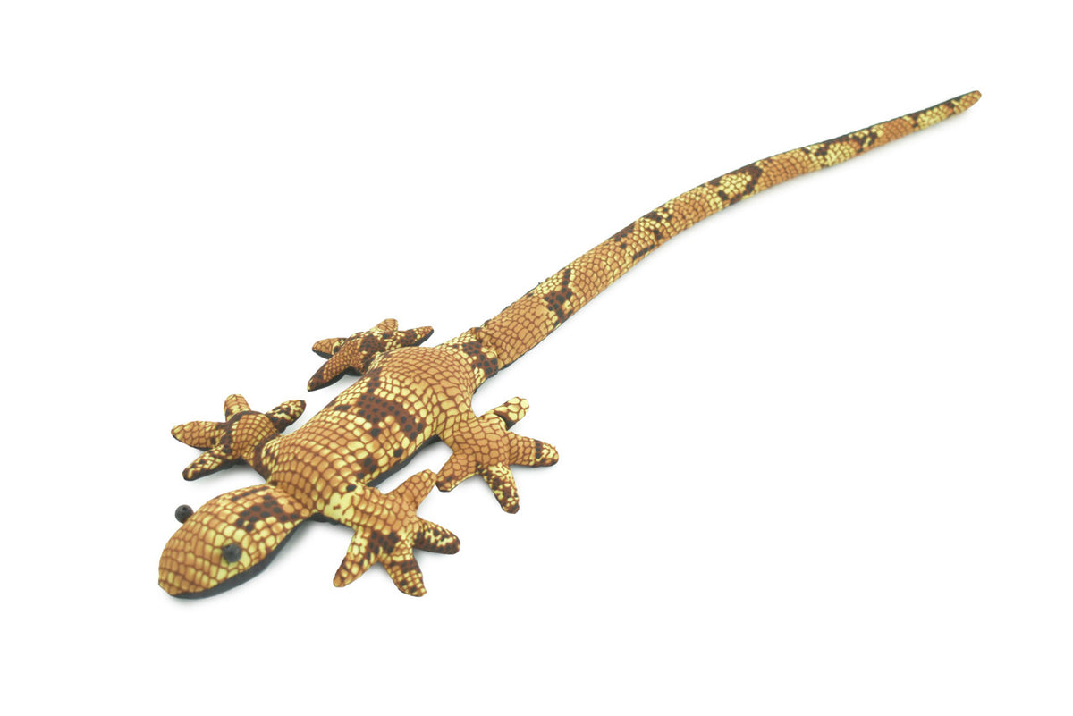 Lizard, Reptiles, Brown, Hand Made In Thailand, Sand Creatures, Paper Weight, Bean Bag, Cornhole, Game, Toy, Kids, Educational, 16  Inches.