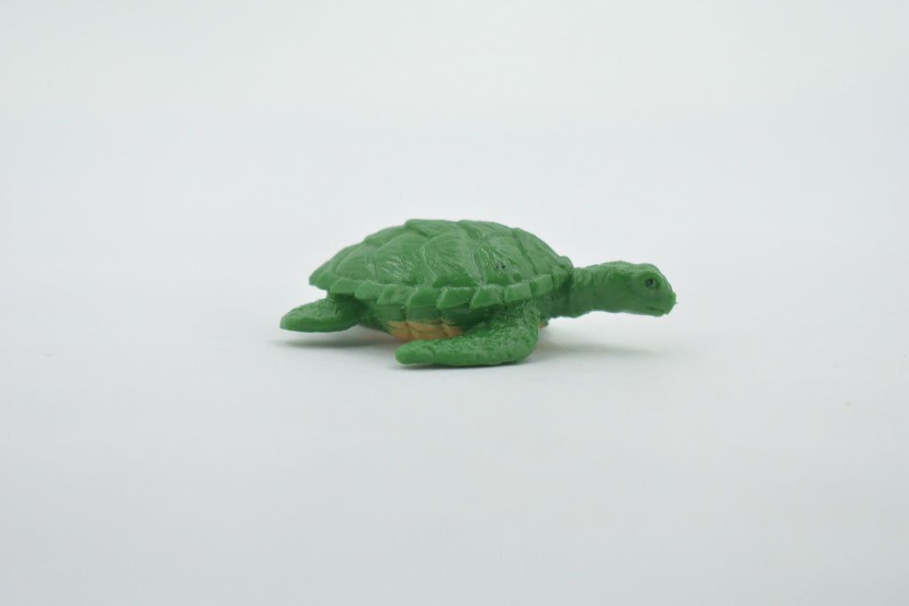 Sea Turtle, Pacific Hawksbill Sea Turtle, Design, Realistic, Figure, Reptile, Educational, Lifelike, Model, Figurine, Replica, Toy, Kids, Gift,      2"      F7006 B35