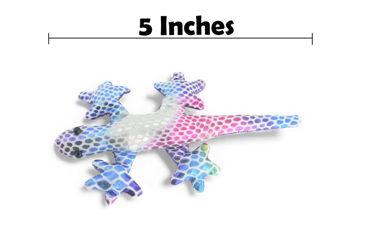 Gecko, Lizard, Reptiles, Blue and Purple, Hand Made In Thailand, Sand Creatures, Paper Weight, Bean Bag, Cornhole, Game, Toy, Kids, Educational, Gift, 5 Inches.