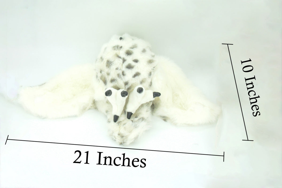 Snowy Owl Hand Puppet, Very Nice Plush Artic Owl, Stuffed Bird, Educational, Realistic, Lifelike, Gift,    21"     FM38 B415