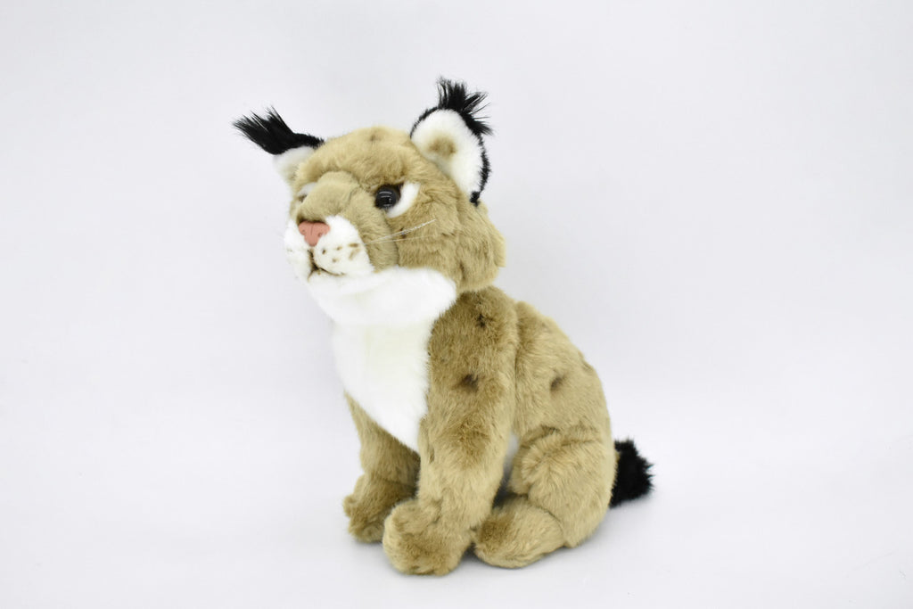 Lynx Plush Toy, Realistic Stuffed Animal, Cat, Canada, Lifelike, Stuffed Lynx, Soft, Educational, Animal,  Toy, Kids, Gift        10"       F4508 BB8