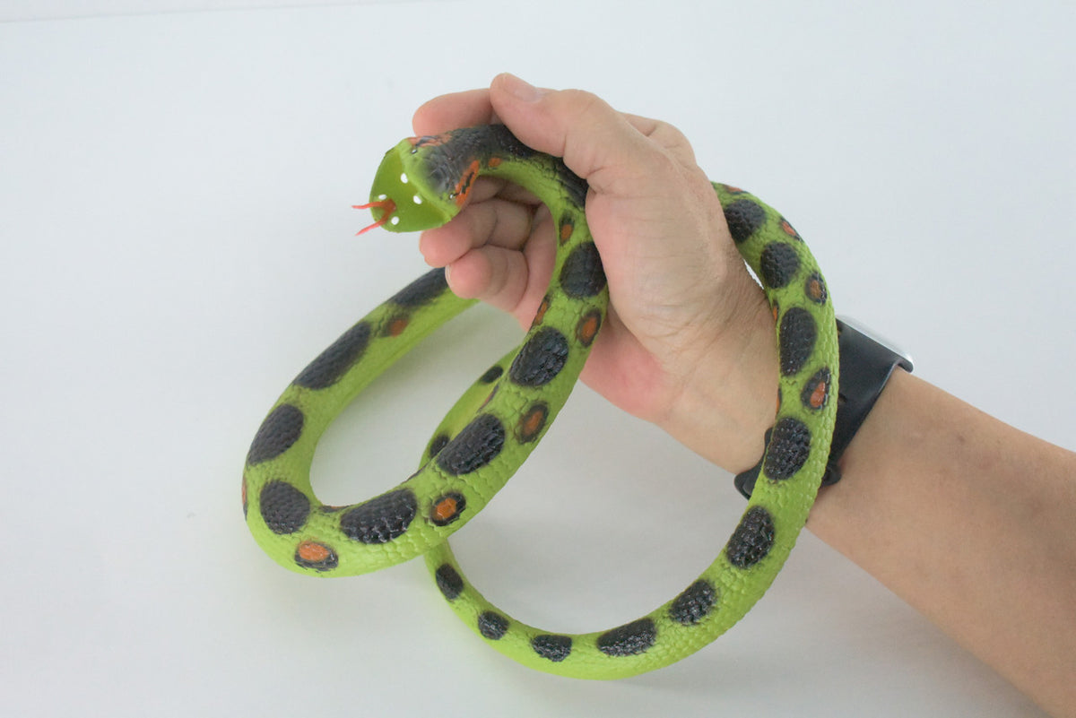 Anaconda Snake, Very Nice Rubber Reptile Design, Educational, Toy, Kids, Realistic Figure, Lifelike, Replica, Gift,    42"   WR24 BB316