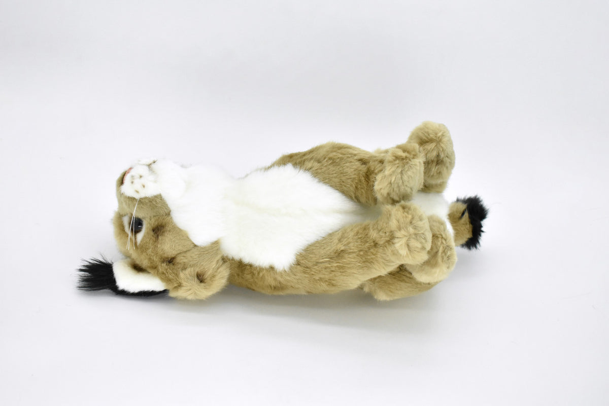 Lynx Plush Toy, Realistic Stuffed Animal, Cat, Canada, Lifelike, Stuffed Lynx, Soft, Educational, Animal,  Toy, Kids, Gift        10"       F4508 BB8