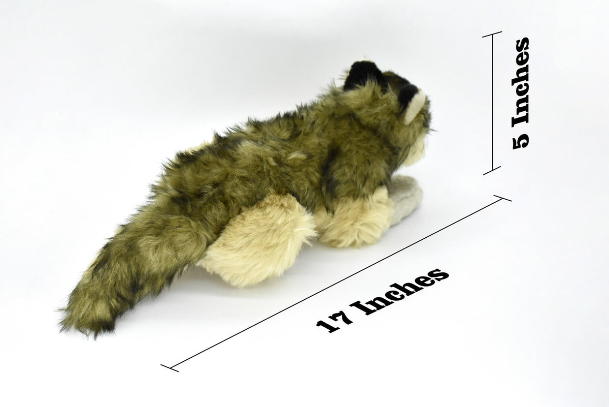 Wolf, Timber, Realistic, Lifelike, Stuffed, Soft, Toy, Educational, Animal, Kids, Gift, Very Nice Plush Animal        12" 
