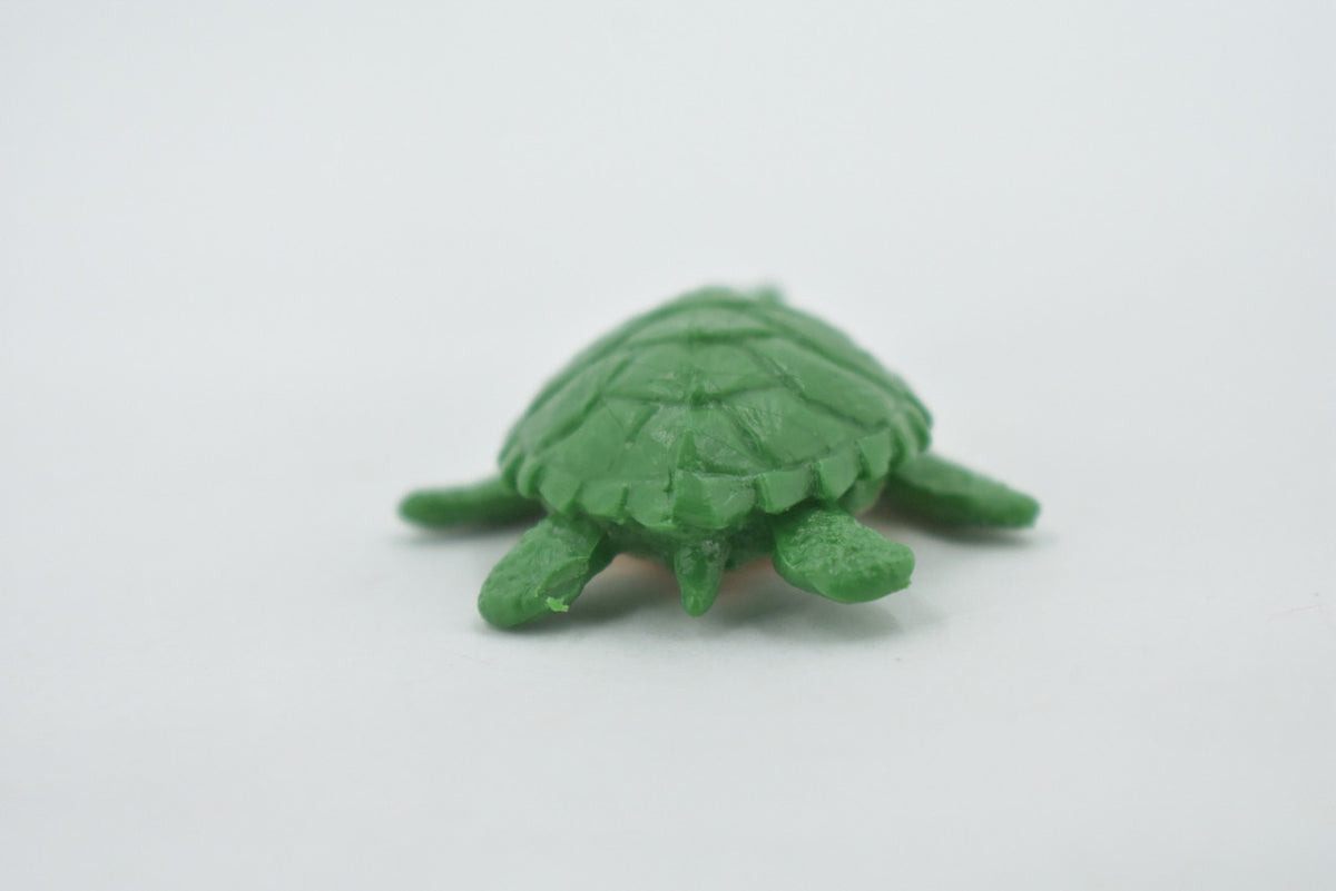 Sea Turtle, Pacific Hawksbill Sea Turtle, Design, Realistic, Figure, Reptile, Educational, Lifelike, Model, Figurine, Replica, Toy, Kids, Gift,      2"      F7006 B35
