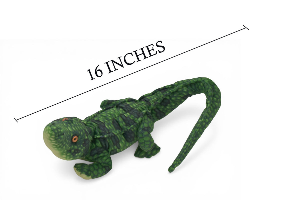 Alligator, Crocodile, Very High Quality, Stuffed Reptile, Educational, Plush Realistic Figure, Lifelike Model, Replica, Toys, Kids, Gift, 16 Inches. RI02 BB330 (RI02BB330)