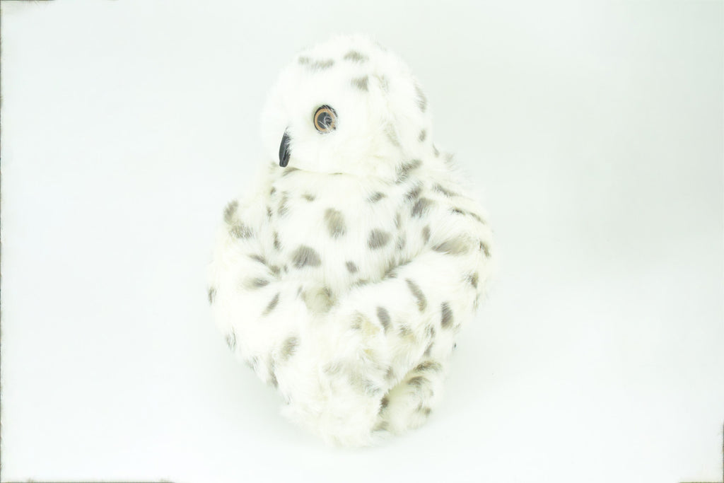 Snowy Owl Hand Puppet, Very Nice Plush Artic Owl, Stuffed Bird, Educational, Realistic, Lifelike, Gift,    21"     FM38 B415