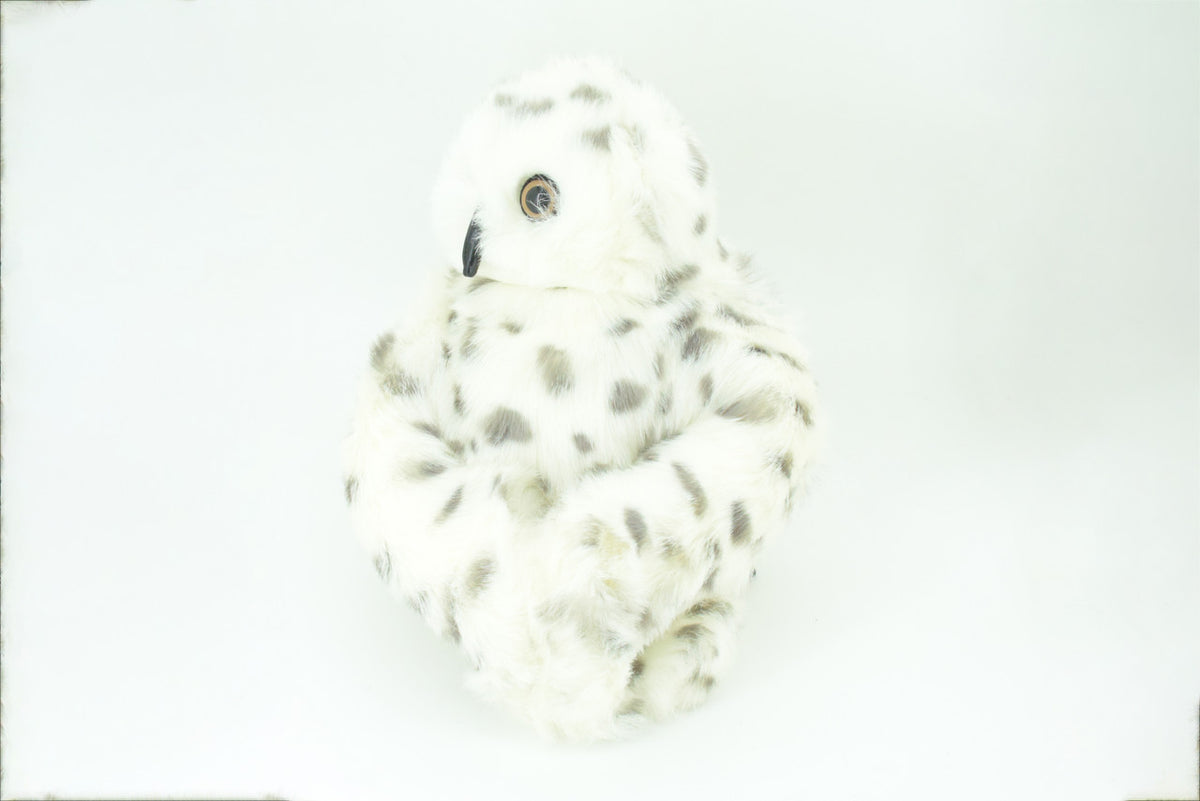 Snowy Owl Hand Puppet, Very Nice Plush Artic Owl, Stuffed Bird, Educational, Realistic, Lifelike, Gift,    21"     FM38 B415
