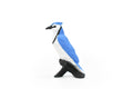 Blue Jay,  Rubber Bird, Educational, Realistic, Hand Painted, Figure, Lifelike Model, Figurine, Replica, Gift,    2 1/2"  