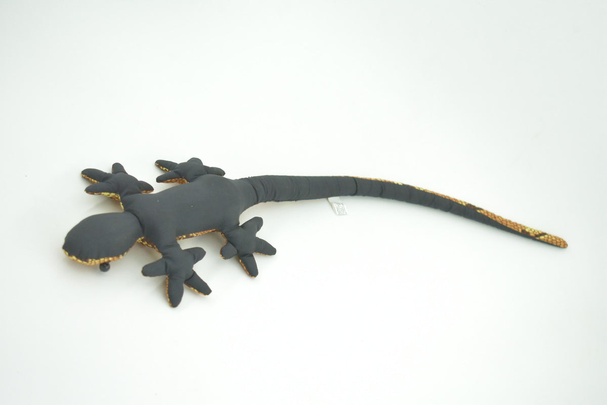 Lizard, Reptiles, Brown, Hand Made In Thailand, Sand Creatures, Paper Weight, Bean Bag, Cornhole, Game, Toy, Kids, Educational, Gift,  16  Inches.   TH39 BB305