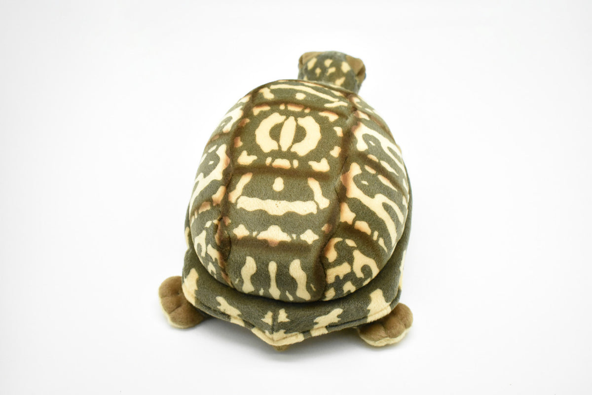 Box Turtle Plush Toy, Realistic Stuffed Animal, Tortoise, Turtle, Stuffed Turtle, Educational, Plush Realistic Figure, Lifelike Model, Soft Plush Turtle   12"   F4001 BB53
