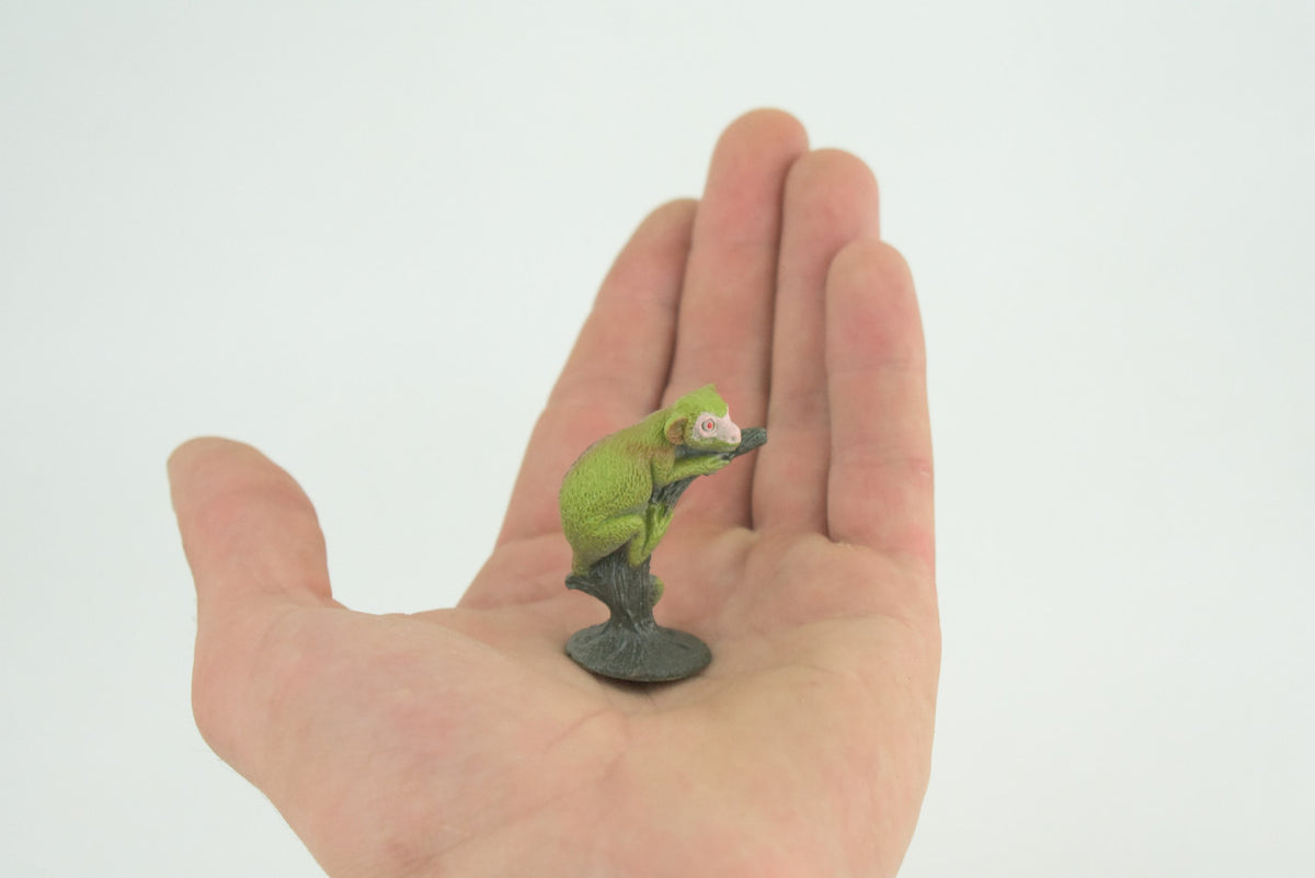 Tarsier, Spectral Tarsier, Tarsiidae, Plastic Primate, Animal Toy, Educational, Realistic Figure, Lifelike, Model, Figurine, Replica, Toys, Gift, 2 Inches. F1779 B129