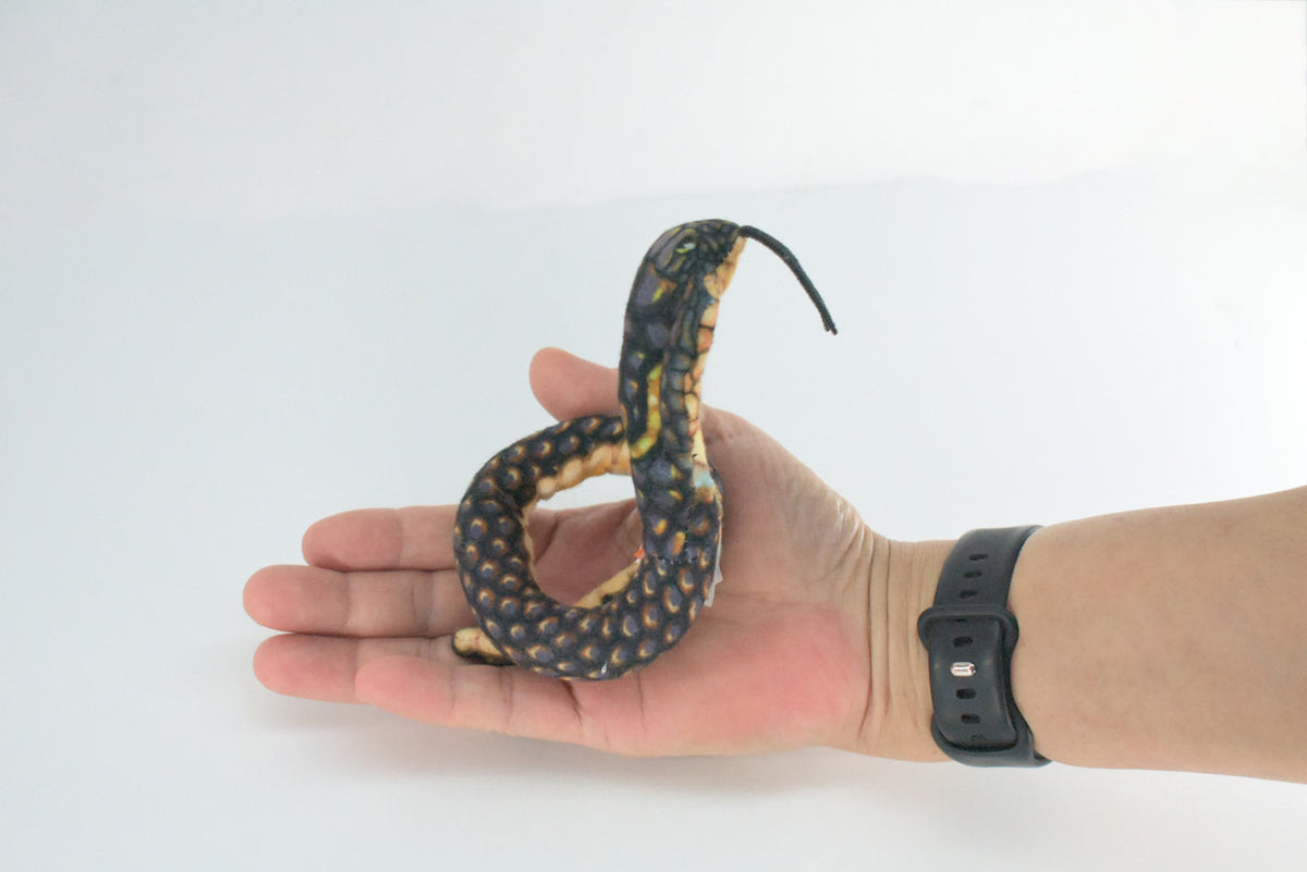 Cobra Snake, Naja, Very Nice Plush, Stuffed Reptile, Educational, Realistic Figure, Lifelike Model, Replica, Gift,   12"   WR22 BB316