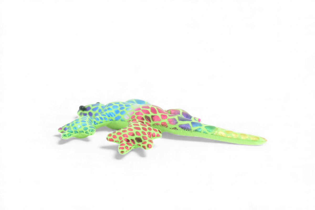 Gecko, Lizard, Reptiles, Green, Hand Made In Thailand, Sand Creatures, Paper Weight, Bean Bag, Cornhole, Game, Toy, Kids, Educational, Gift,  5  Inches. TH71 BB301    Colors May Vary