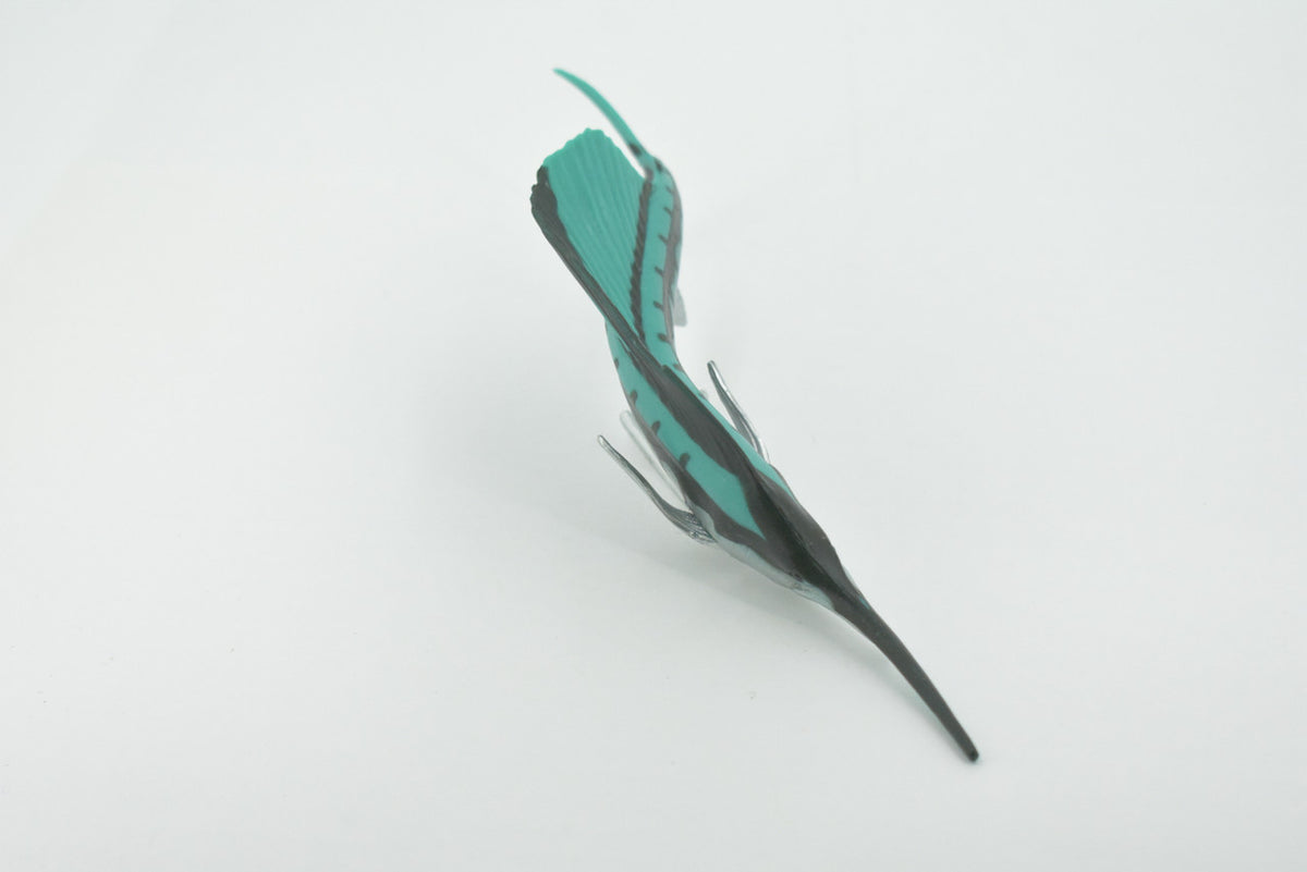 Fish, Sailfish, Billfish, Museum Quality, Hand Painted, Rubber Fish, Realistic Toy Figure, Model, Replica, Kids, Educational, Gift,     7"    CH726 BB164