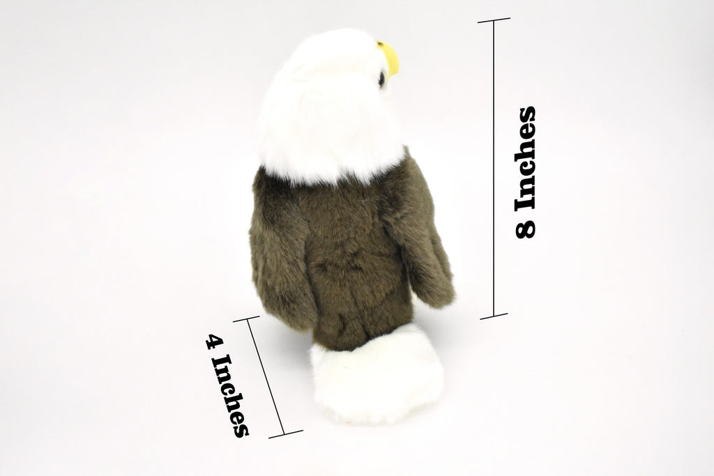 Bald Eagle, Bird, Realistic, Lifelike, Stuffed, Bird, Soft, Toy, Educational, Animal, Kids, Gift, Very Nice Plush Animal     8"