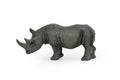 Rhino, Rhinoceros, Museum Quality, Hand Painted, Educational, Rubber Animal, Realistic Toy Figure, Diorama Model, Kids, 5 Inches. 