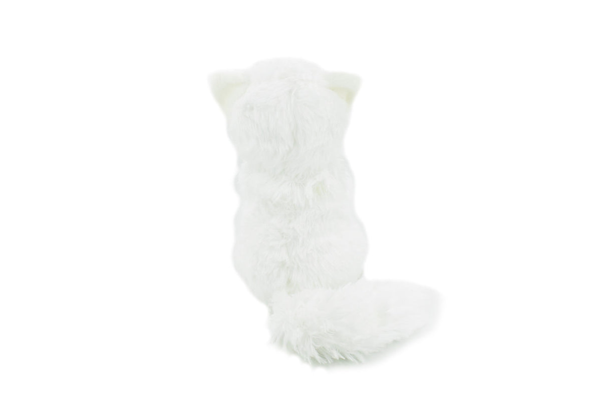 Fox, Artic, White, Stuffed Animal, Educational, Plush Realistic Figure, Lifelike Model, Replica, Gift,      12"    F3275 B398