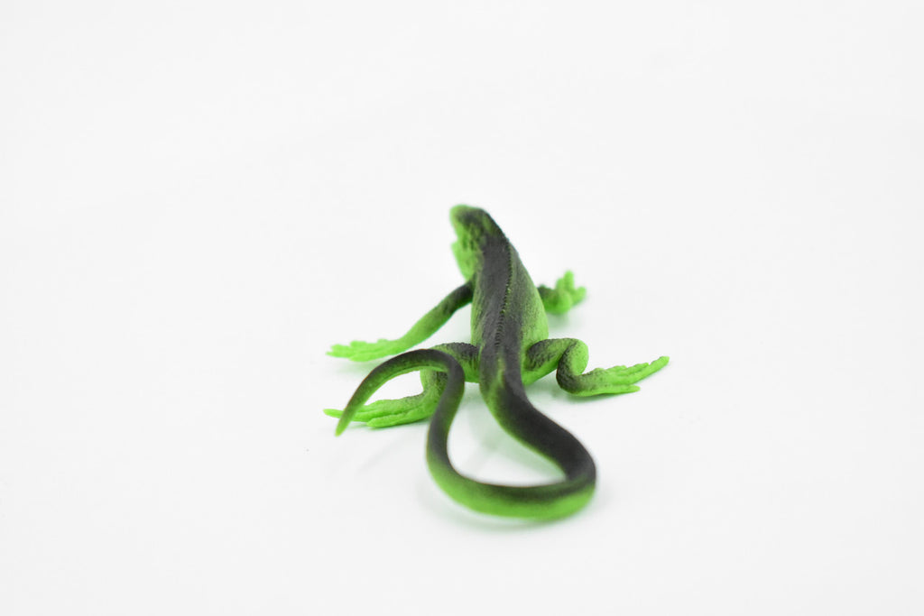 Iguana, Lizard, Rubber Reptile, Toy, Educational, Realistic, Figure, Lifelike Model, Figurine, Replica, Gift,   3 1/2"    F4481 B213