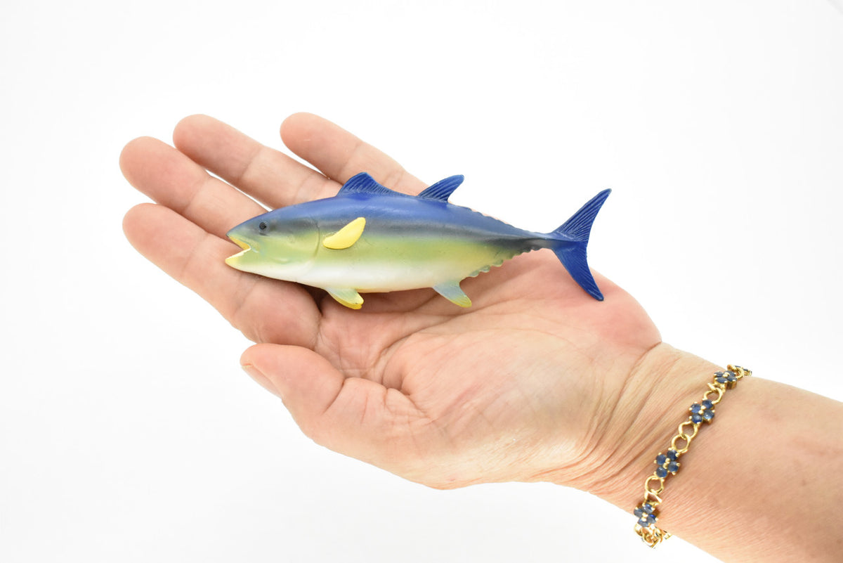 Yellowfin Tuna, Fish, Very Realistic Rubber Reproduction, Hand Painted,    4"     CH021 BB72