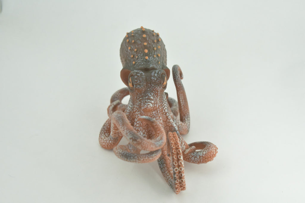 Octopus, Octopodes, Octopoda, Octopi, Ocean, Hand Painted, Rubber Realistic Toy Figure, Diorama, Model, Replica, Kids, Educational, Gift,   8 Inches   CH1000 BB219