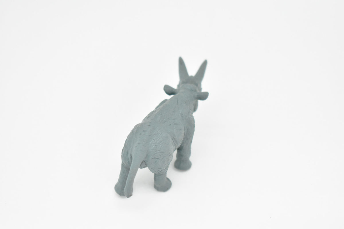 Arsinoitherium, Brontotheres, Horned beasts Educational, Realistic, Diorama Figure, Lifelike Rubber Model, Gift,   2 1/2 Inches.    F3137 B224