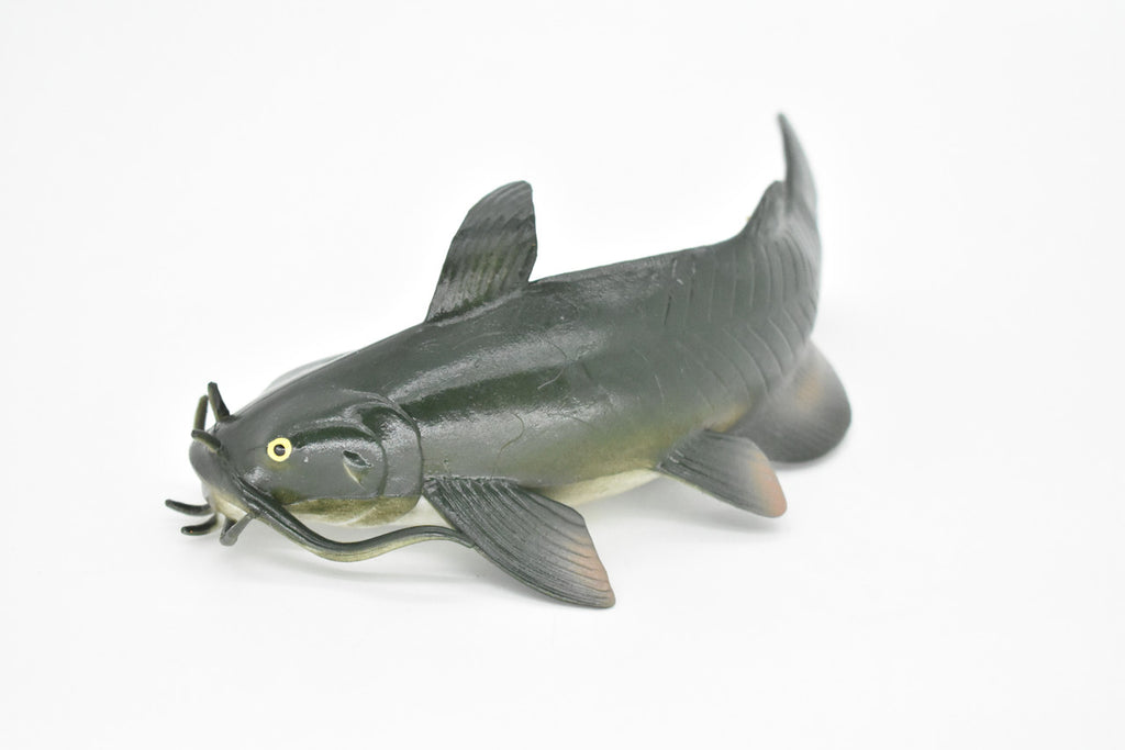 Catfish, Toy, Freshwater Fish, Bullheads, Very Realistic Rubber Figure, Model, Educational, Animal, Hand Painted Figurines,   6"     CH031 BB72