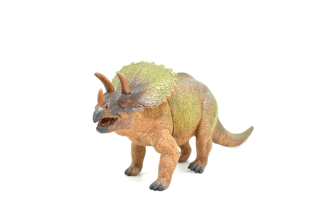 Triceratops, Dinosaur, Cretaceous period, Museum Quality, Realistic, Educational, Hand Painted, Lifelike Design, Diorama Model, Replica, Toy, Gift    14 Inches        CWG157 BB33