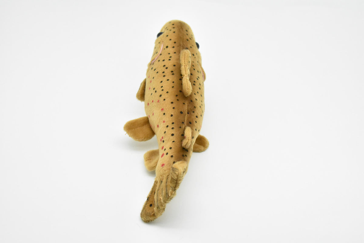 Brown Trout Plush Toy, Realistic Stuffed Animal, Soft Plush Fish, Stuffed Fish, Educational, Toy, Kids, Gift,         10"       F2403 BB61