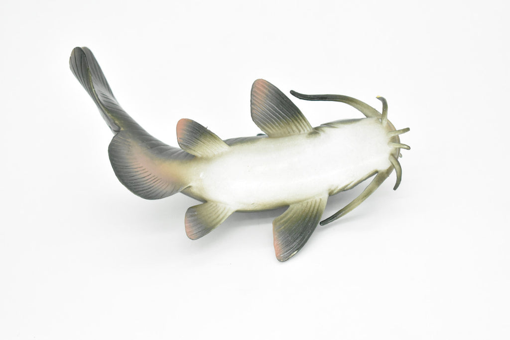 Catfish, Toy, Freshwater Fish, Bullheads, Very Realistic Rubber Figure, Model, Educational, Animal, Hand Painted Figurines,   6"     CH031 BB72