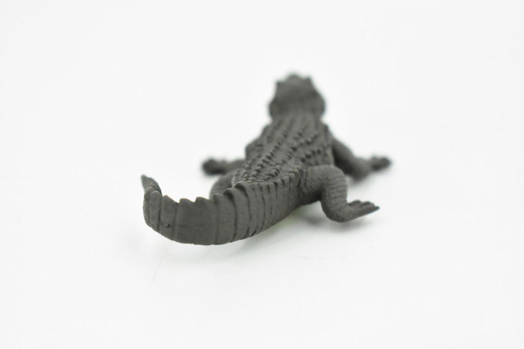 Alligator, Crocodile, Rubber Toy Reptile, Realistic Figure, Model, Replica, Kids, Educational, Gift,       3"       F4479-B213