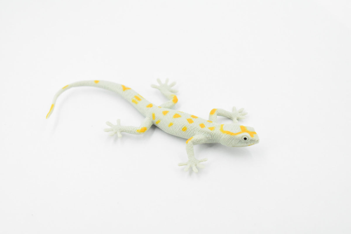 Gecko, Leaf-Toed Gecko, Lizard, Reptile, Rubber Toy, Realistic, Rainforest, Figure, Model, Replica, Kids, Educational, Gift,       4.1/2"     F6100 B381